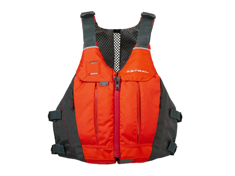 Astral E-Linda Fire Orange Life Jacket Front