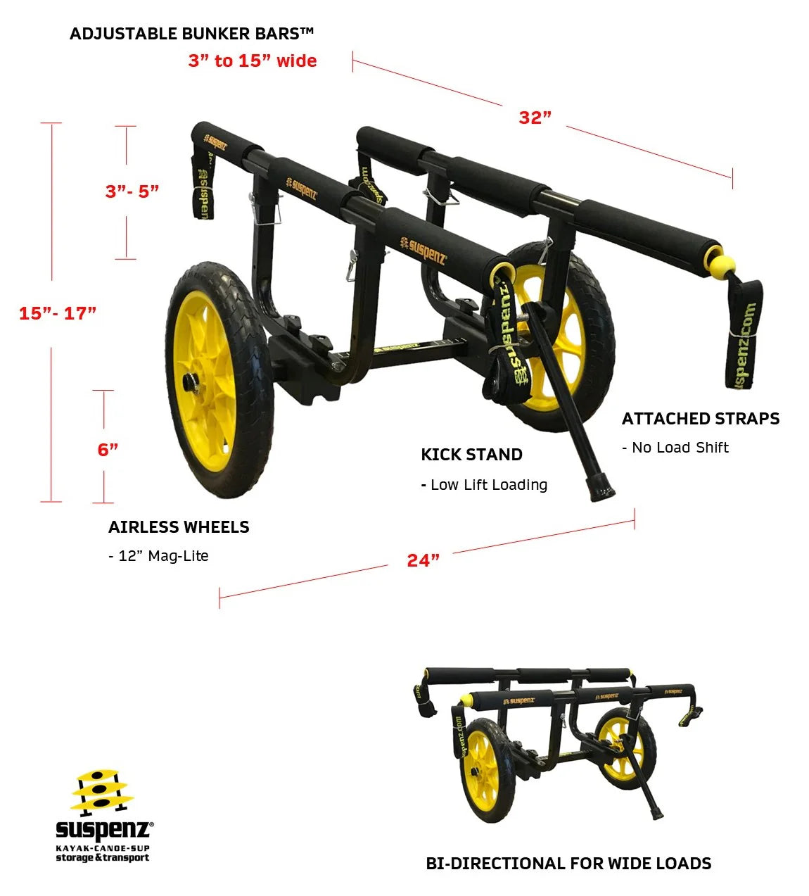 Suspenz Catch-All Universal Airless Cart