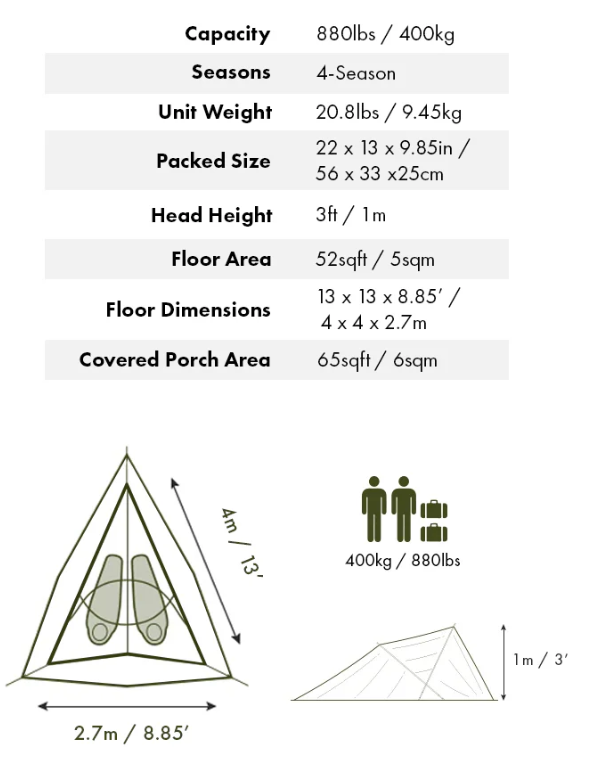 Tentsile Safari Connect 2-Person Tree Tent (3.0)