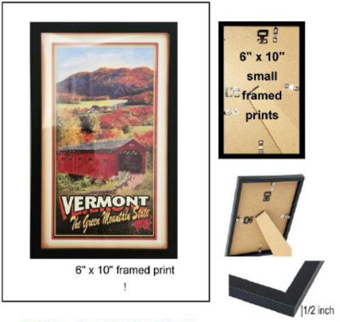 Gallery Concepts 6x10 framed print dimensions