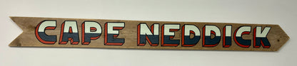 CAPE NEDDICK 2-Tone Pine Fence Sign