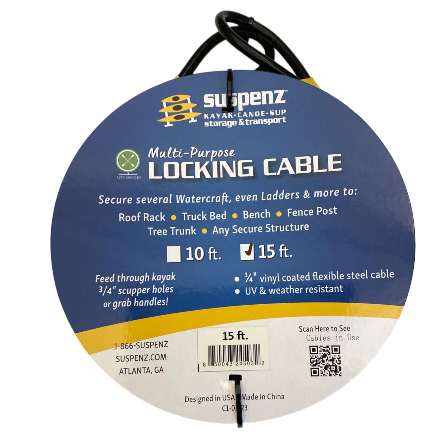 Suspenz Single Multi-Purpose Locking Cable