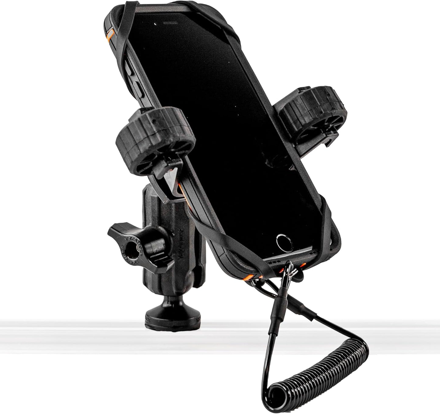 RotoGrip Phone Holder with 1 inch Screwball Track Mount