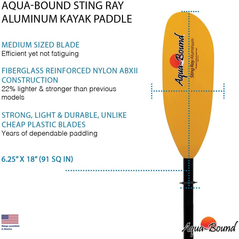 Sting Ray Fiberglass Blade w/ Aluminum Shaft 4 PC