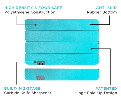 Stowaway Folding Cutting Board w/ Knife Sharpener