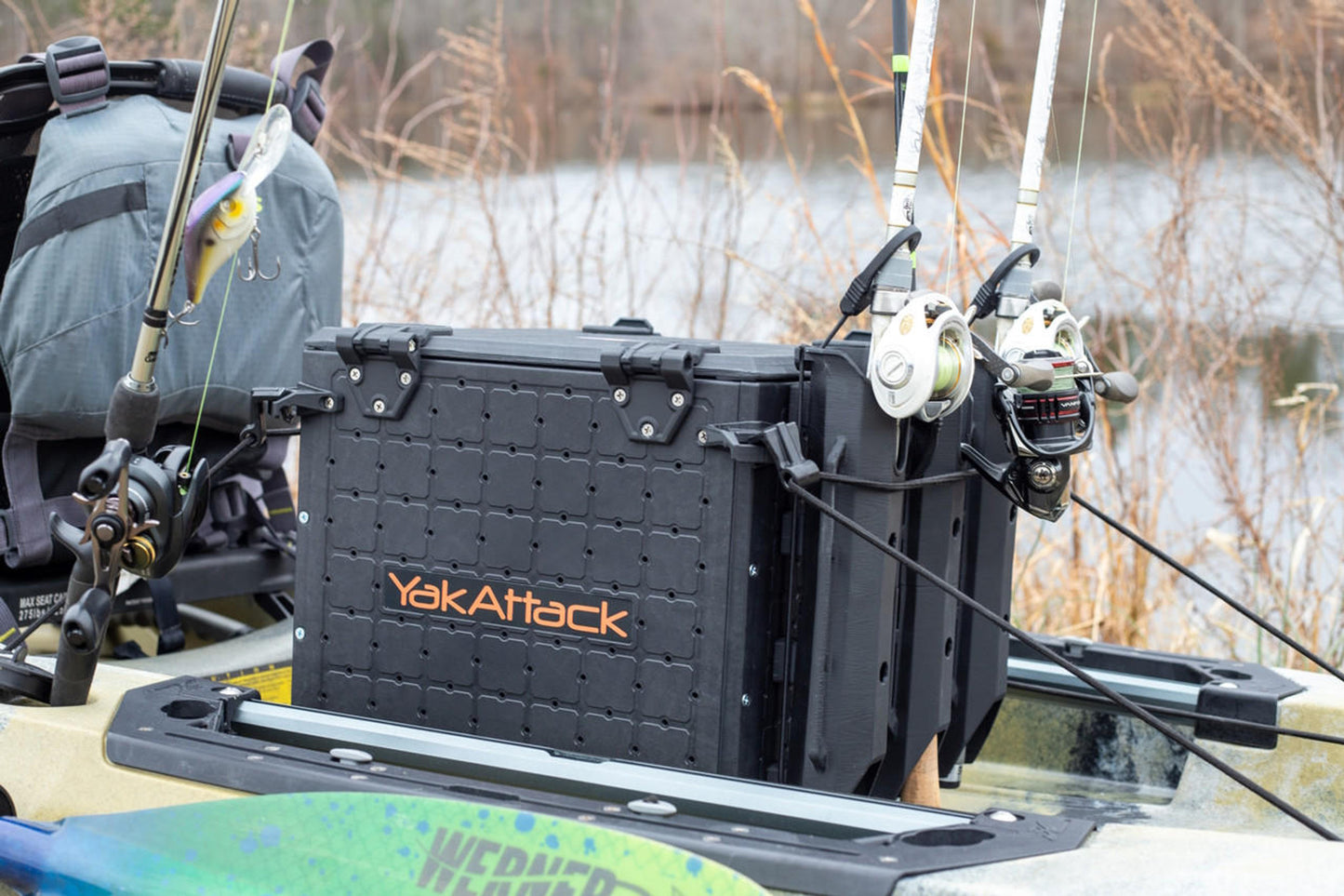 BlackPak Pro Kayak Fishing Crate - 16" x 16"