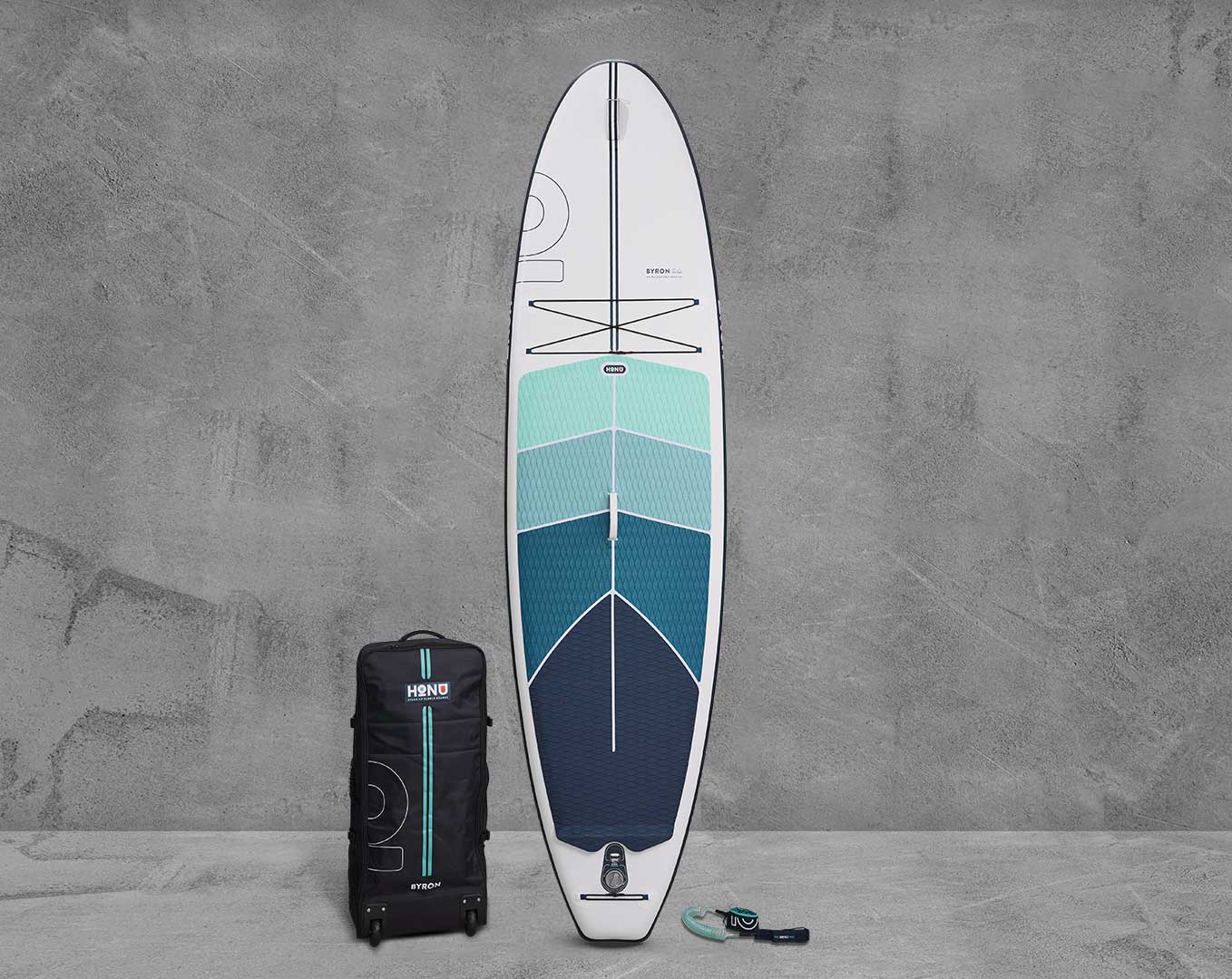 Honu Byron 10' 6" all-rounder inflatable paddleboard perfect day new 2024 front view