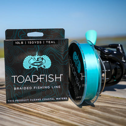 Toadfish Braided Line - 150 Yard Spools