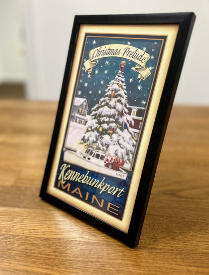 Kennebunkport's Christmas Prelude Framed Print souvenir 6x10 side view