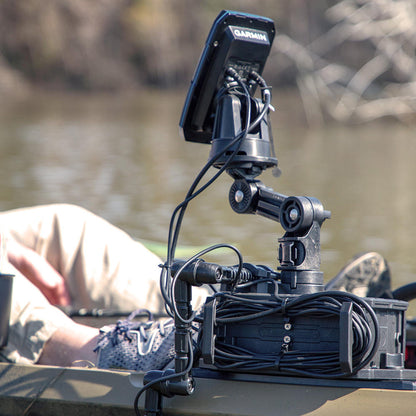 Round Base Fish Finder Mount with Track Mounted LockNLoad™ Mounting System